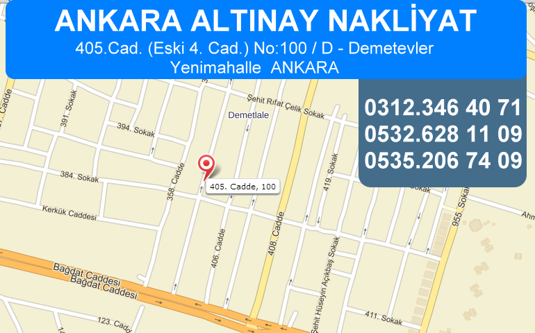 Altınay Nakliyat Ankara